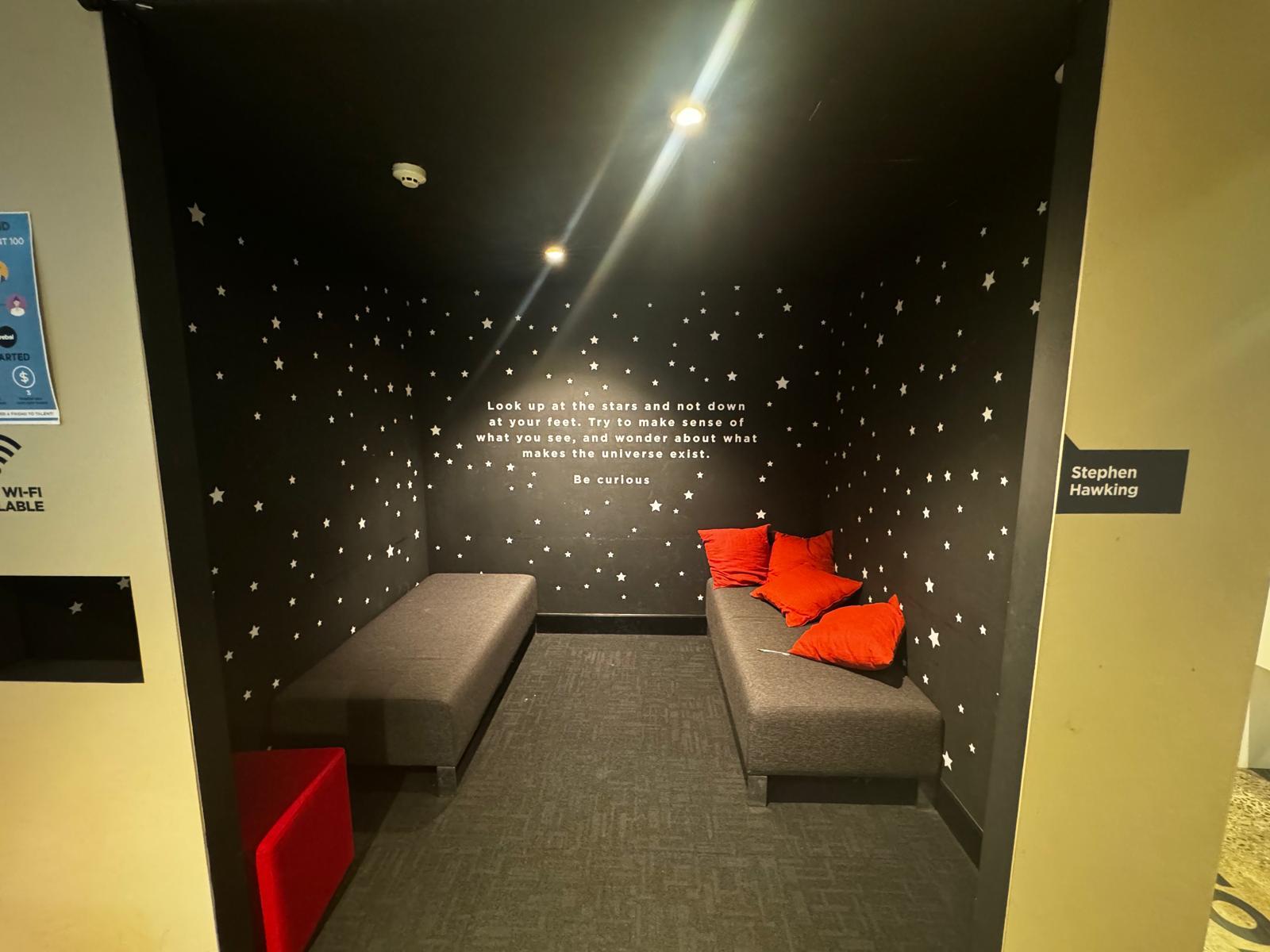Student quiet space at the Chatswood campus